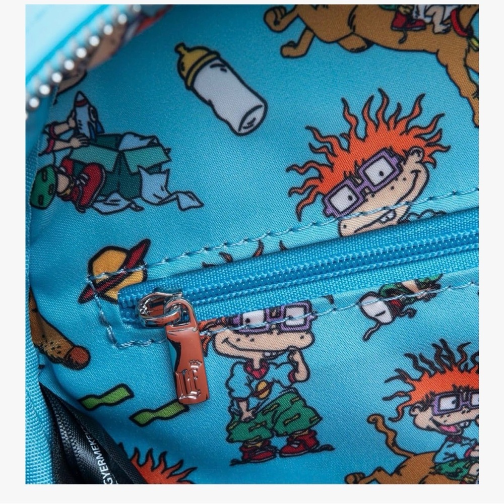 Loungefly Nickelodeon Rugrats Chuckie Backpack With Removable Glasses-NWT - Picture 9 of 9